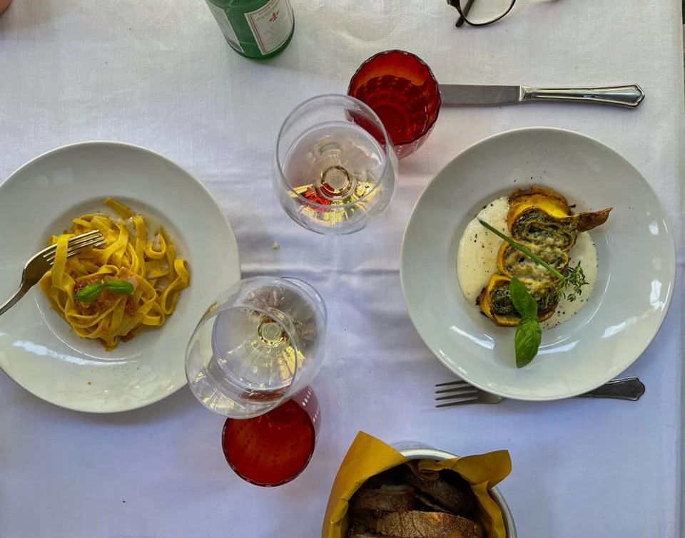 pasta at Baccano bistrot Rome